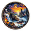 Skurriles Holz-Puzzle - 3D-Fantasy-Welt