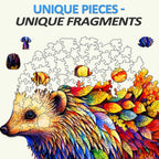Verspieltes Holzpuzzle – Schlauer Igel