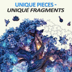 Whimsical Wooden Jigsaw Puzzle- Book magic