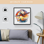 Whimsical Wooden Jigsaw Puzzle-Fighter Plane