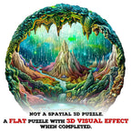 Whimsical Wooden Jigsaw Puzzle- 3D aurora-1