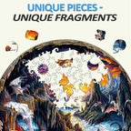 Skurriles Holz-Puzzle - 3D-Fantasy-Welt