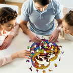 Whimsical Wooden Jigsaw Puzzle- Parent-child Sloth
