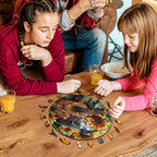 Ausgefallenes Holz-Puzzle – Eleganter Kolibri