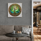 Whimsical Wooden Jigsaw Puzzle- Aurora Tree of Life-2