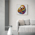 Whimsical Wooden Jigsaw Puzzle- Parent-child Sloth