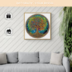 Puzzle en bois fantaisiste - Arbre de vie mystérieux