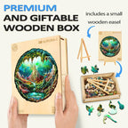 Whimsical Wooden Jigsaw Puzzle- 3D aurora-1