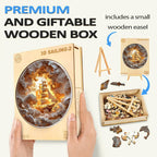 Whimsical Wooden Jigsaw Puzzle- 3D Sailing-2