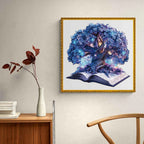 Whimsical Wooden Jigsaw Puzzle- Book magic