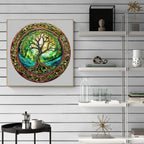 Whimsical Wooden Jigsaw Puzzle- Aurora Tree of Life-2