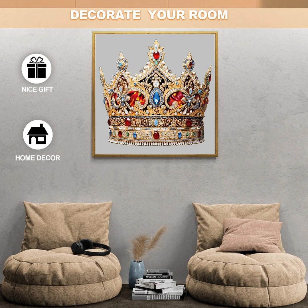 Whimsical Wooden Jigsaw Puzzle- Beautiful Crown