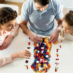 Whimsical Wooden Jigsaw Puzzle- Colorful golden retriever