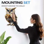 Whimsical Wooden Jigsaw Puzzle- Mechanical owl