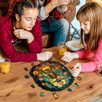 Whimsical Wooden Jigsaw Puzzle- Halloween skeletons