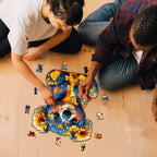 Whimsical Wooden Jigsaw Puzzle- Colorful koala
