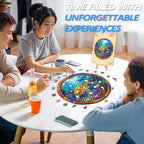 Whimsical Wooden Jigsaw Puzzle- retro turtle