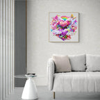 Whimsical Wooden Jigsaw Puzzle- Rainbow cloud