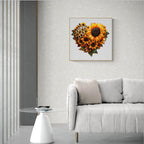 Whimsical Wooden Jigsaw Puzzle- sunflower