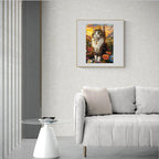 Whimsical Wooden Jigsaw Puzzle- Elegant cat