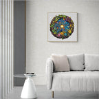 Whimsical Wooden Jigsaw Puzzle- Natural Starburst