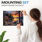 Whimsical Wooden Jigsaw Puzzle-canoe lake-1