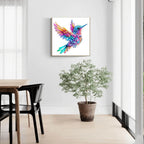 Whimsical Wooden Jigsaw Puzzle- Jewel hummingbird