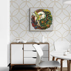 Whimsical Wooden Jigsaw Puzzle- Yin Yang  Hummingbird-1