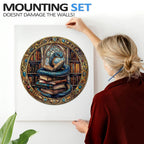 Whimsical Wooden Jigsaw Puzzle- Magic library snake
