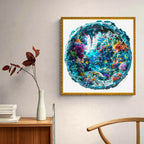Whimsical Wooden Jigsaw Puzzle- 3D seabed