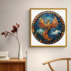Whimsical Wooden Jigsaw Puzzle-Starry sky Phoenix