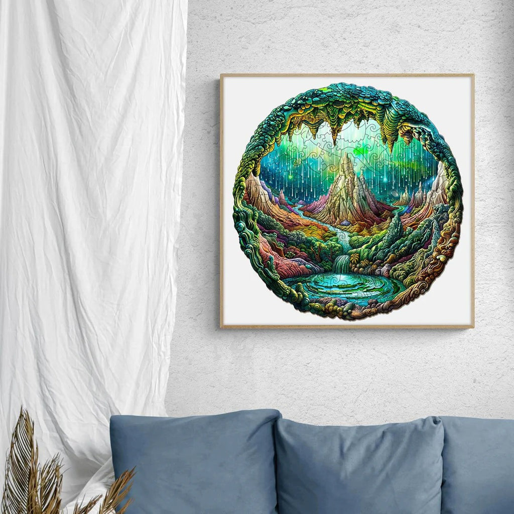 Whimsical Wooden Jigsaw Puzzle- 3D aurora-1