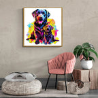 Whimsical Wooden Jigsaw Puzzle- Labrador family