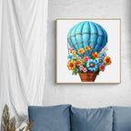 Verspieltes Holzpuzzle – Fliegende Blumen