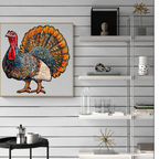 Whimsical Wooden Jigsaw Puzzle- Turkey