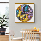 Whimsical Wooden Jigsaw Puzzle-Galaxy Butterflies