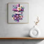Whimsical Wooden Jigsaw Puzzle- Resurrection cross