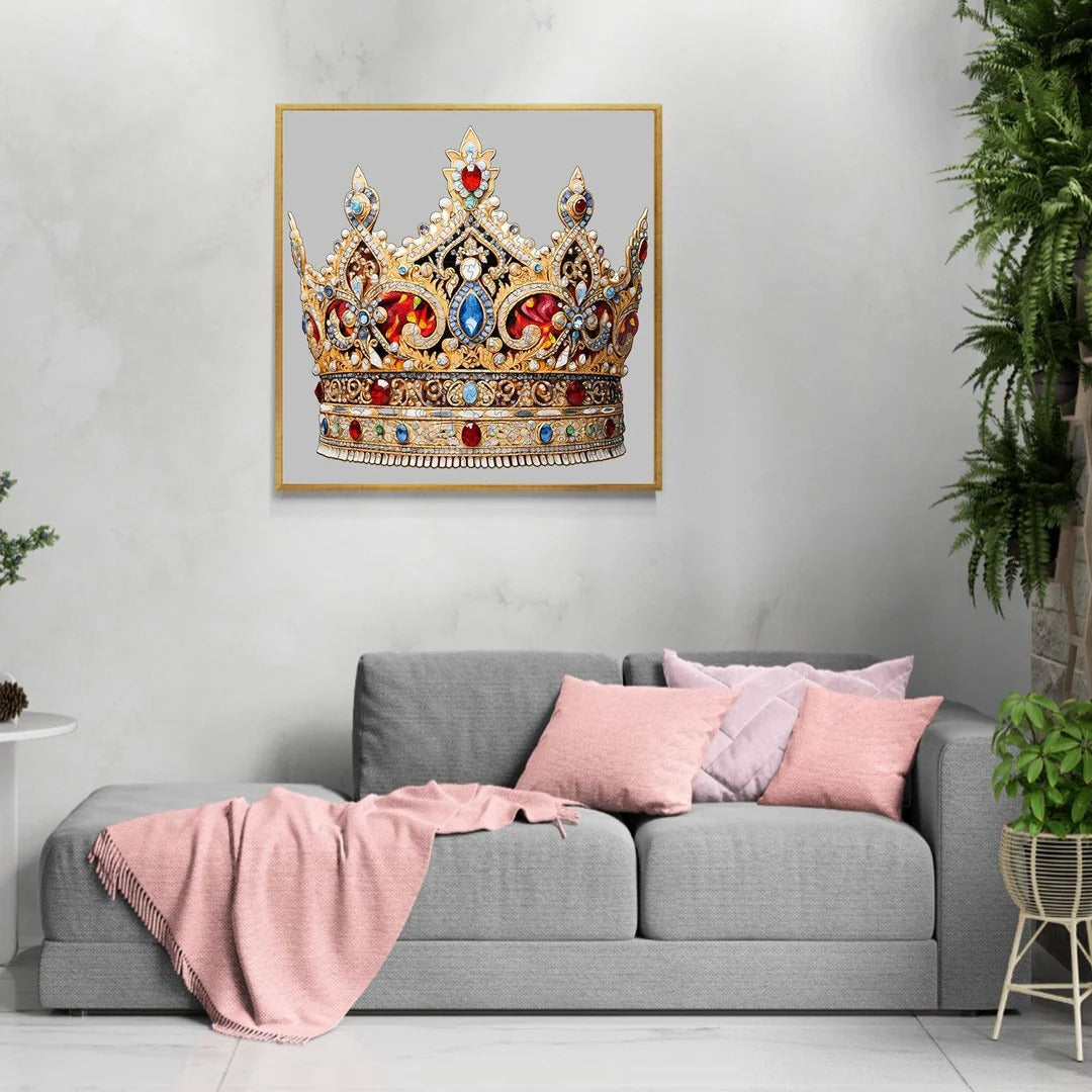 Whimsical Wooden Jigsaw Puzzle- Beautiful Crown