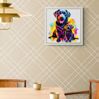 Whimsical Wooden Jigsaw Puzzle- Labrador family