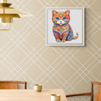 Whimsical Wooden Jigsaw Puzzle-Cute Scottish Cat