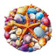 Whimsical Wooden Jigsaw Puzzle- Colorful Shells