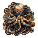 Puzzle en bois fantaisiste - Docteur Octopus Steampunk