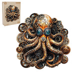 Puzzle en bois fantaisiste - Docteur Octopus Steampunk