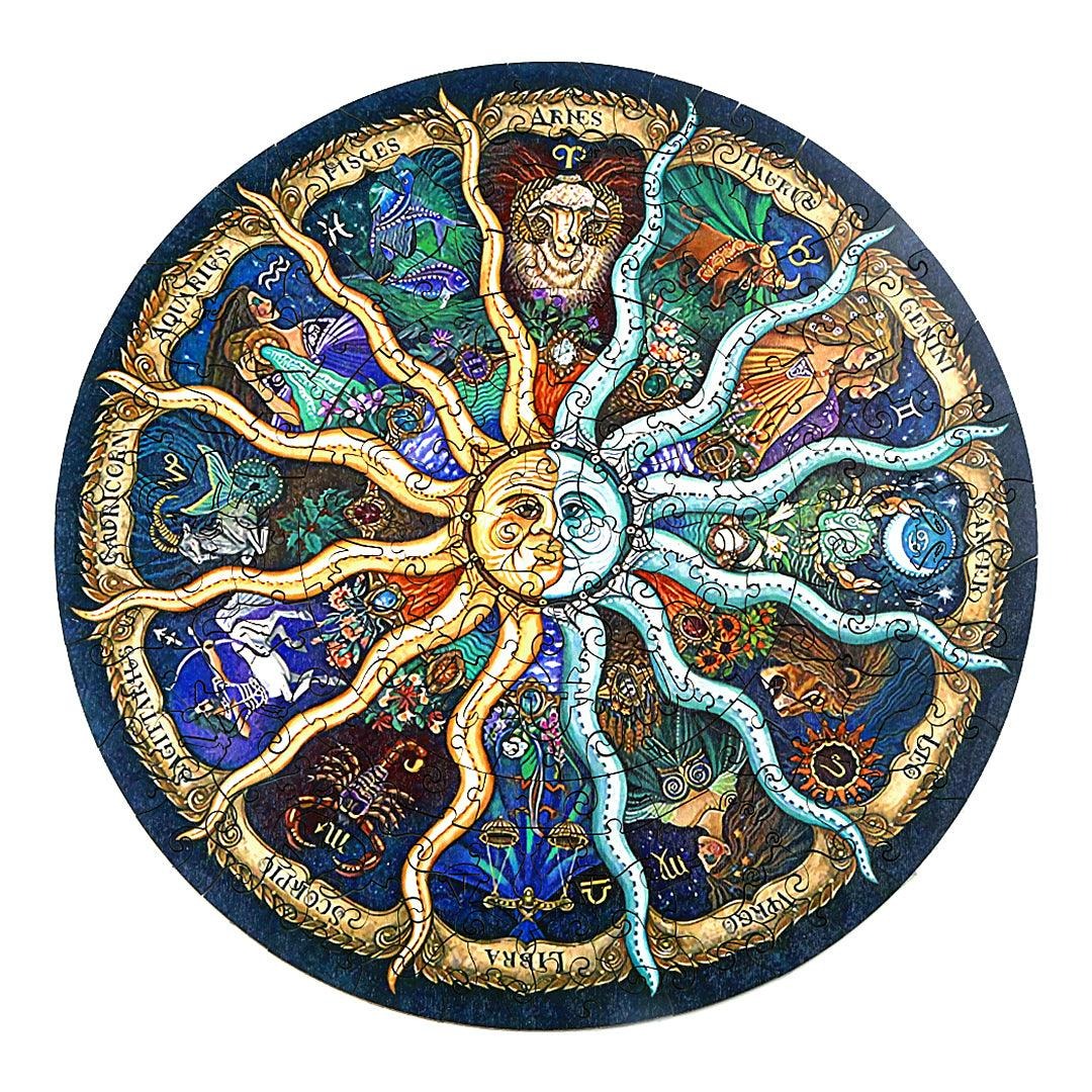 Whimsical Wooden Jigsaw Puzzle-  ZODIAC HOROSCOPE Hauptbild