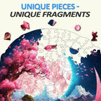 Whimsical Wooden Jigsaw Puzzle-Beautiful Moon