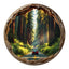 Whimsical Wooden Jigsaw Puzzle- redwood forest