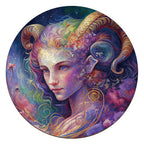 Whimsical Wooden Jigsaw Puzzle-  Taurus
