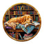 Whimsical Wooden Jigsaw Puzzle - book¡¯s Golden Retriever - pickApuzzle