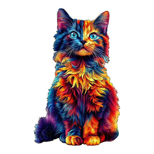 Engaging Wooden Jigsaw Puzzle - Colorful Dragon - Li 2 - pickApuzzle