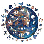 Whimsical Wooden Jigsaw Puzzle- Aquarius